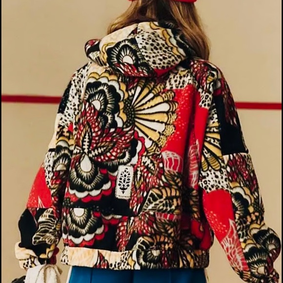 New! FP Movement by Free People wild and free fleece hooded Jacket nbnn - Picture 1 of 16